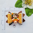 Load image into Gallery viewer, Pumpkin Lila Hair-Bow