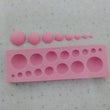 Load image into Gallery viewer, MA 484 Half Pearl Ball Silicone Mold