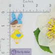 Load image into Gallery viewer, MeToo Bunny Yellow #375 Clay Doll for Bow-Center, Jewelry Charms, Accessories, and More