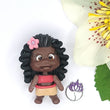 Load image into Gallery viewer, Moanna Red #416 Clay Doll for Bow-Center, Jewelry Charms, Accessories, and More