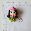 Load image into Gallery viewer, 445 Patty Star Clay Doll for Bow-Center, Jewelry Charms, Accessories, and More