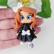 Load image into Gallery viewer, 297 Kennedy Clay Doll for Bow-Center, Jewelry Charms, Accessories, and More