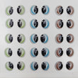 Load image into Gallery viewer, Adhesive Resin Eyes for Clays Multicolor ADD DEJ M 25Pairs