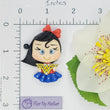 Load image into Gallery viewer, 594 Maravilhosa Clay Doll for Bow-Center, Jewelry Charms, Accessories, and More