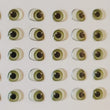 Load image into Gallery viewer, Adhesive Resin Eyes for Clays GREEN ADD MOAC M 25Pairs