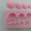 Load image into Gallery viewer, MA 484 Half Pearl Ball Silicone Mold