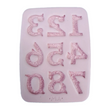 Load image into Gallery viewer, MA 281 Decorative Numbers silicone Mold