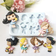 Load image into Gallery viewer, AJ #33 Spring Little Girls Silicone Mold