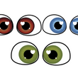 Load image into Gallery viewer, Adhesive Resin Eyes for Clays MF 38 Moana Hearts P (8X7 mm) 63 Units