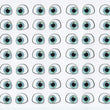 Load image into Gallery viewer, Adhesive Resin Eyes for Clays MF 59 Rainbow 1 P (8X7 MM) 63 Units