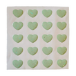 Load image into Gallery viewer, Adhesive Resin Green Glitter Hearts (M) MNC 610B 19x15mm 20 Units
