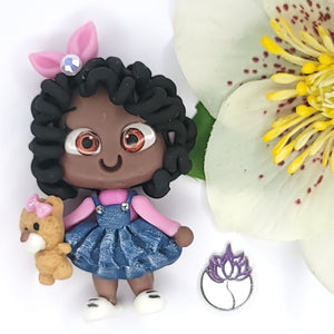 147 b Tiara Clay Doll for Bow-Center, Jewelry Charms, Accessories, and More
