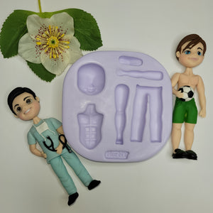 Athletic Figure  Silicone Mold FNY #16