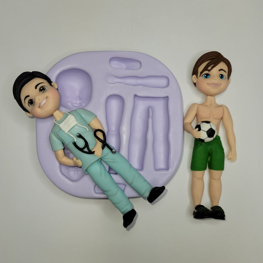 Athletic Figure  Silicone Mold FNY #16