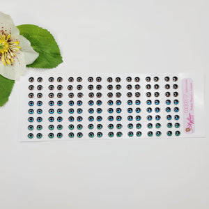 Adhesive Resin Eyes for Clays Multicolor STY R010 P (SM) 64 Pairs