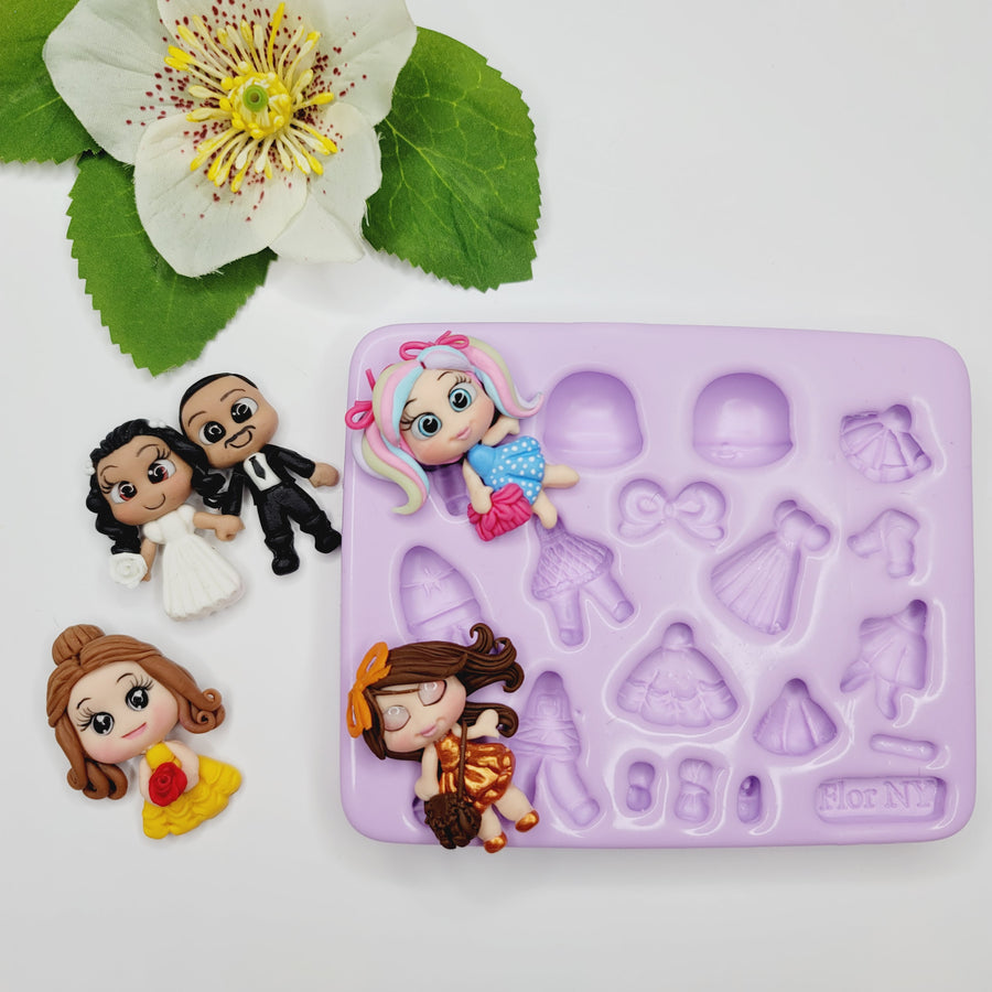 Mini Cute Creations Silicone Mold FNY #23