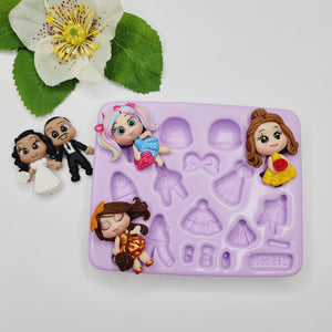 Mini Cute Creations Silicone Mold FNY #23