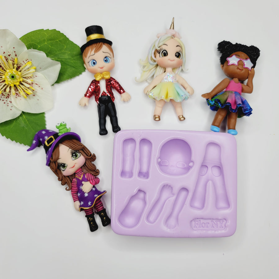 Universal Dolls Silicone Mold FNY #27