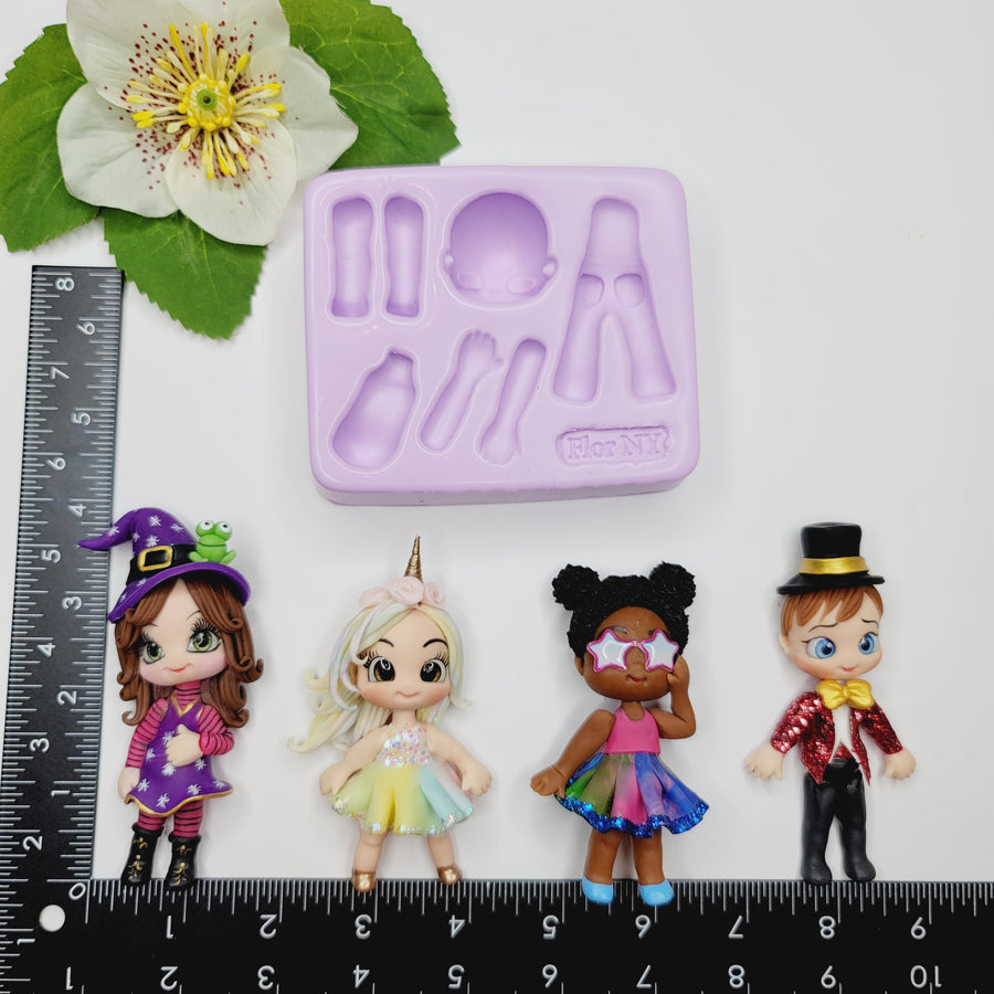 Universal Dolls Silicone Mold FNY #27