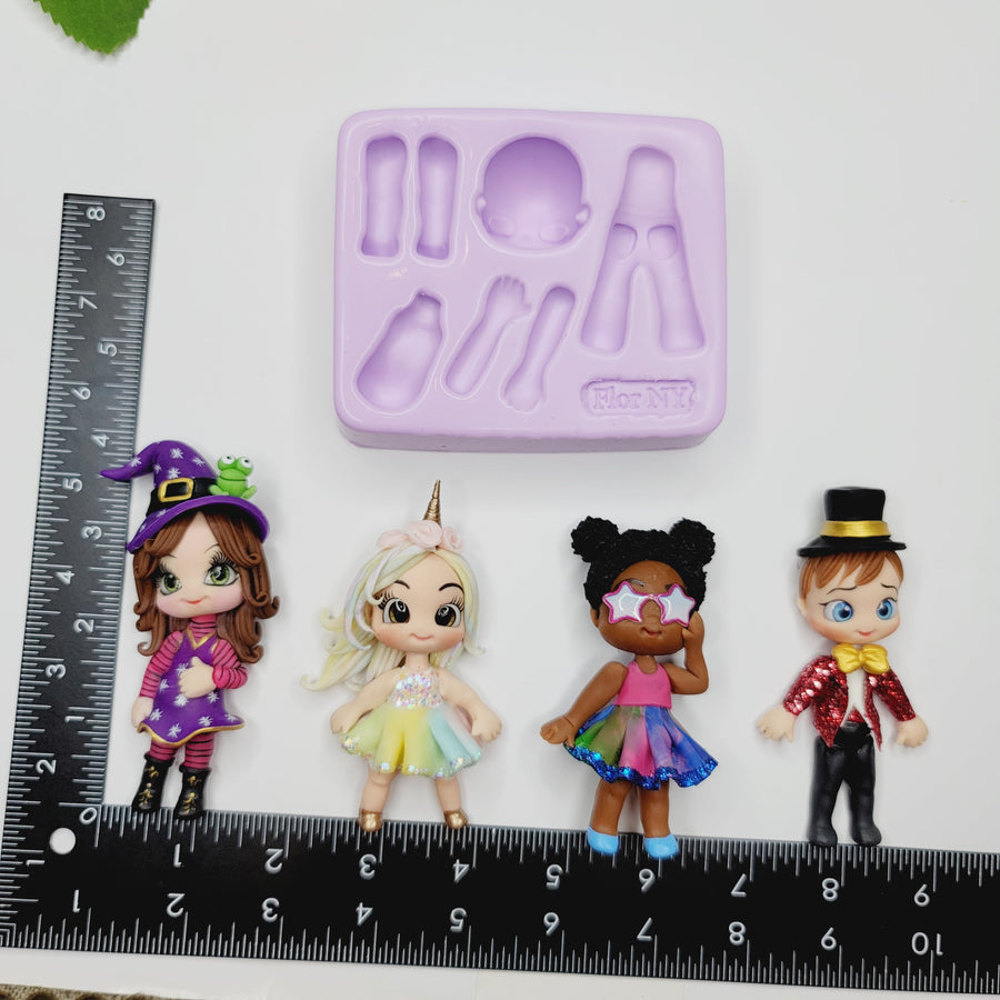 Universal Dolls Silicone Mold FNY #27