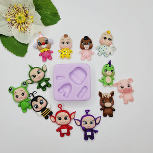 Universal Clay Doll Silicone Mold FNY #18