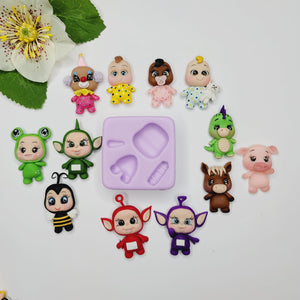 Universal Clay Doll Silicone Mold FNY #18