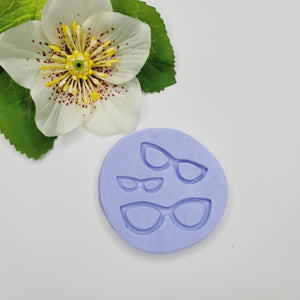 Cat Eyeglasses Silicone Mold FNY #30