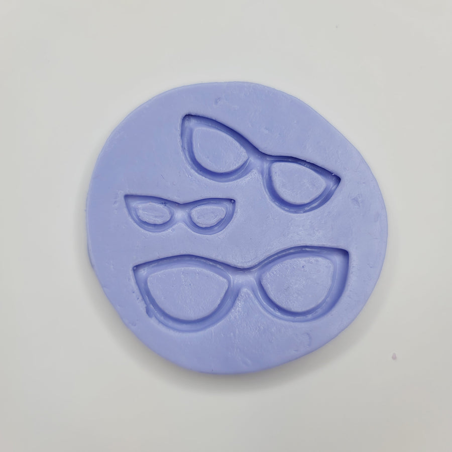 Cat Eyeglasses Silicone Mold FNY #30