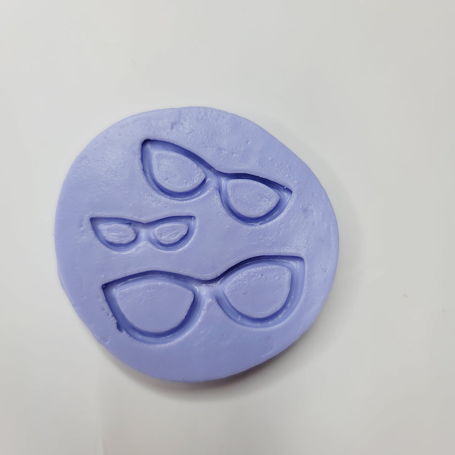 Cat Eyeglasses Silicone Mold FNY #30