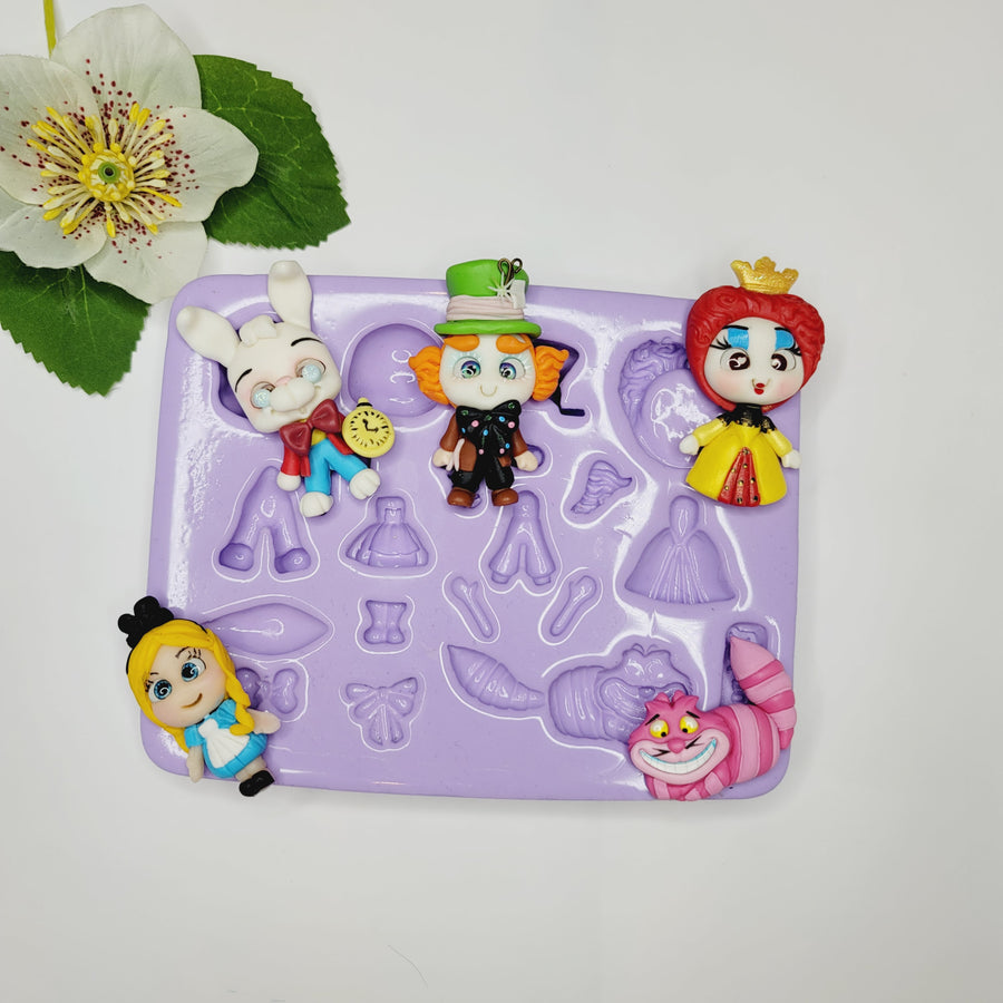 Enchanted Alice World Silicone mold FNY #37