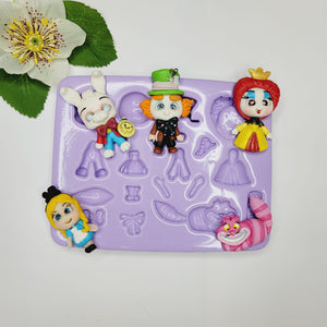 Enchanted Alice World Silicone mold FNY #37