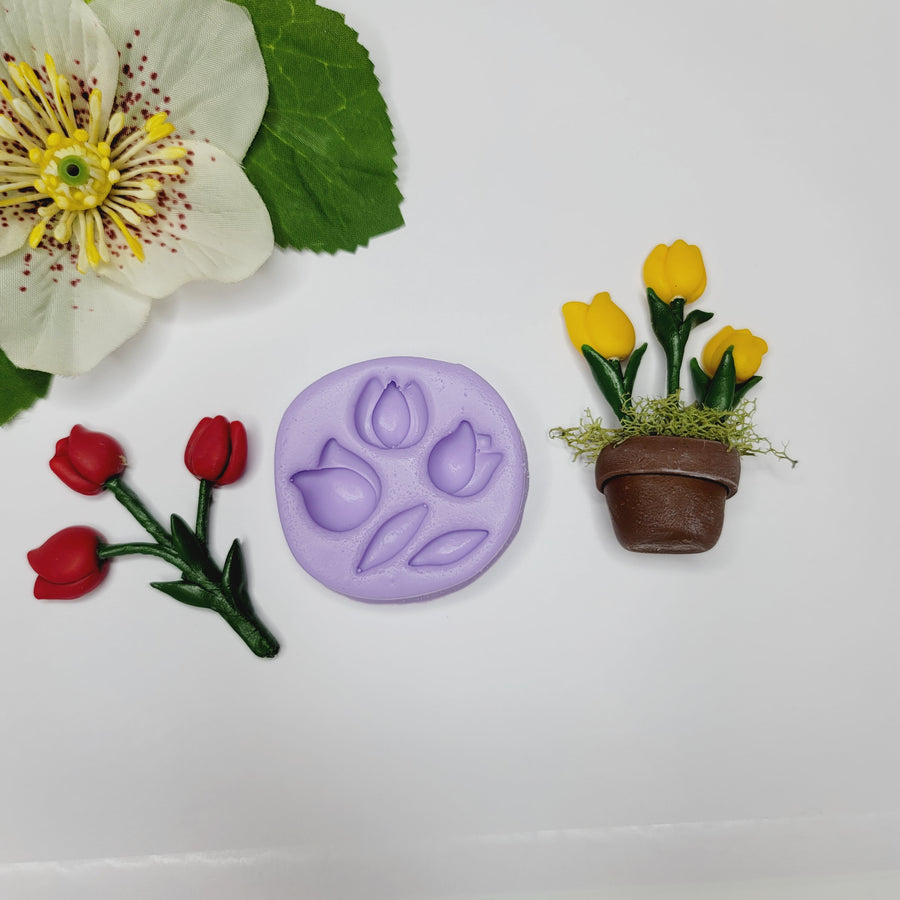 Tulips Silicone Mold FNY #31