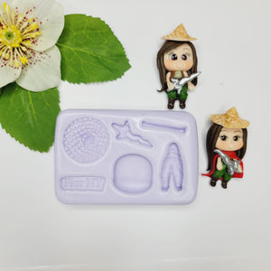 Raya Adventure silicone mold FNY #12