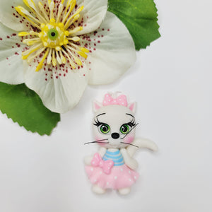 Nala Cat #699 Clay Doll for Bow-Center, Jewelry Charms, Accessories, and More