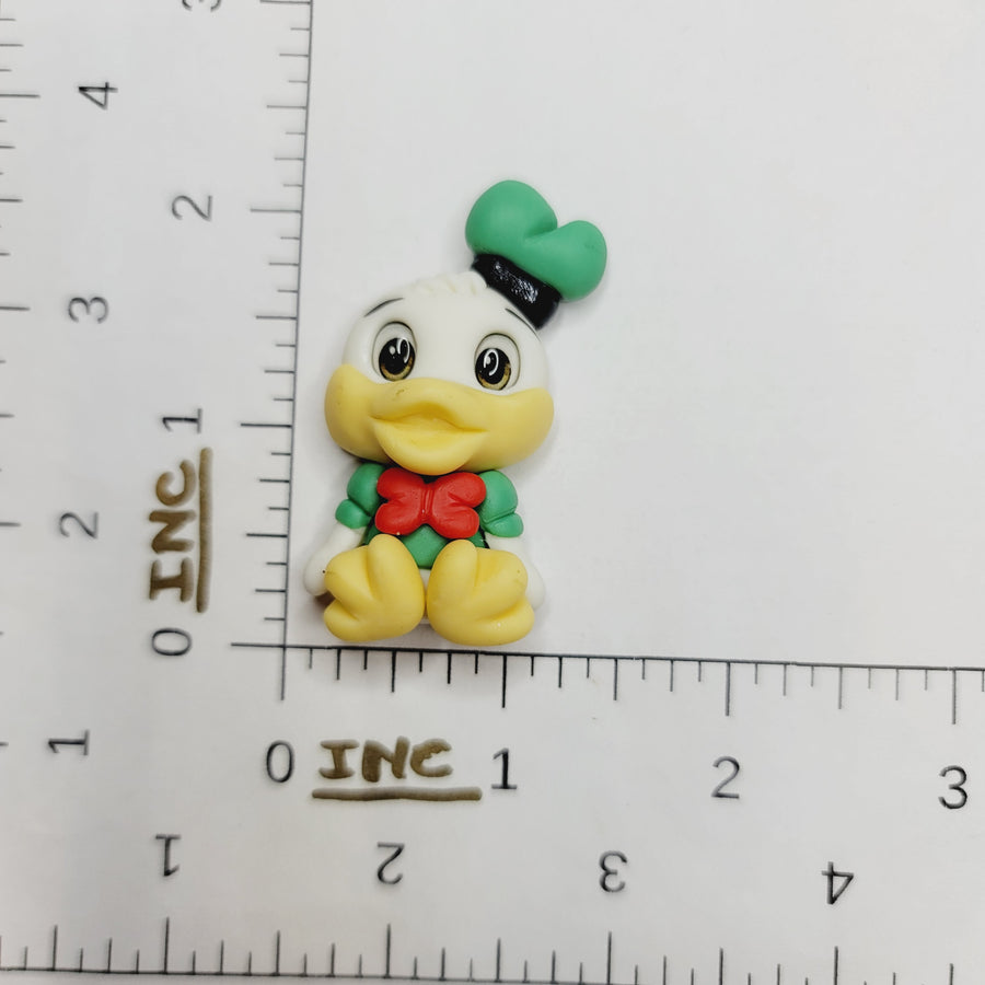 Donald #710 Clay Doll for Bow-Center, Jewelry Charms, Accessories, and More