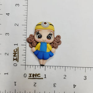 Miniona 6 #701 Clay Doll for Bow-Center, Jewelry Charms, Accessories, and More