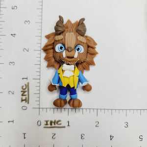 The Beast 8 #684 Clay Doll for Bow-Center, Jewelry Charms, Accessories, and More