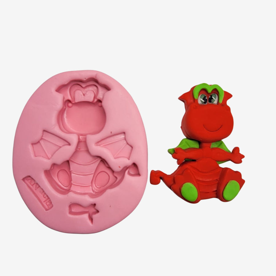 KS #25 Cute Dragon Silicone Mold
