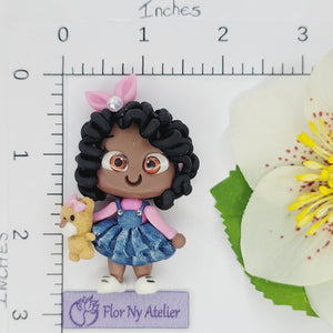 147 b Tiara Clay Doll for Bow-Center, Jewelry Charms, Accessories, and More