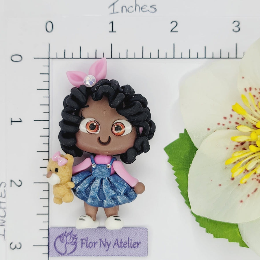 147 b Tiara Clay Doll for Bow-Center, Jewelry Charms, Accessories, and More