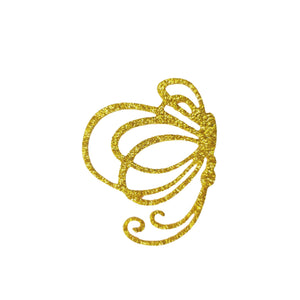 Glitter E.V.A. Foam Wings/Butterflies for Crafts #11 – Set of 5 (1.5") – DIY Decorations