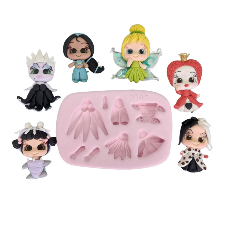 MA 717 Characters Silicone Mold