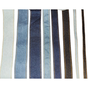 Real Denim Ribbon - Sold by the Yard