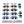 Load image into Gallery viewer, Adhesive Resin Eyes FNY 1008 - Medium/M - 24 Pairs - W/H: 14mm x 15mm (0.55&quot; x 0.59&quot;) - for use with Clay, EVA, Felt, Fabric and more
