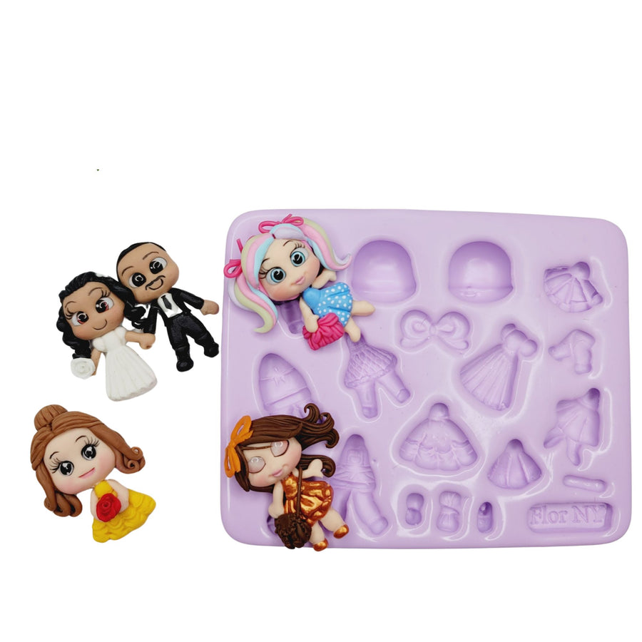 FNY #23 Mini Cute Creations Silicone Mold