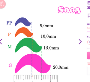 Adhesive Eyelash Paper Transfer for Clays Multicolor STY-S003 M 36 Pairs