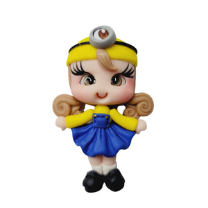 Miniona 2 #653 Clay Doll for Bow-Center, Jewelry Charms, Accessories, and More