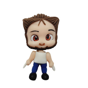 Wolverine #593 Clay Doll for Bow-Center, Jewelry Charms, Accessories, and More