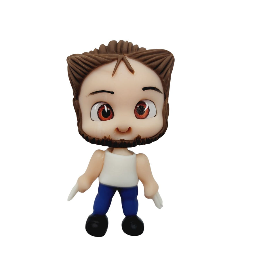 Wolverine #593 Clay Doll for Bow-Center, Jewelry Charms, Accessories, and More