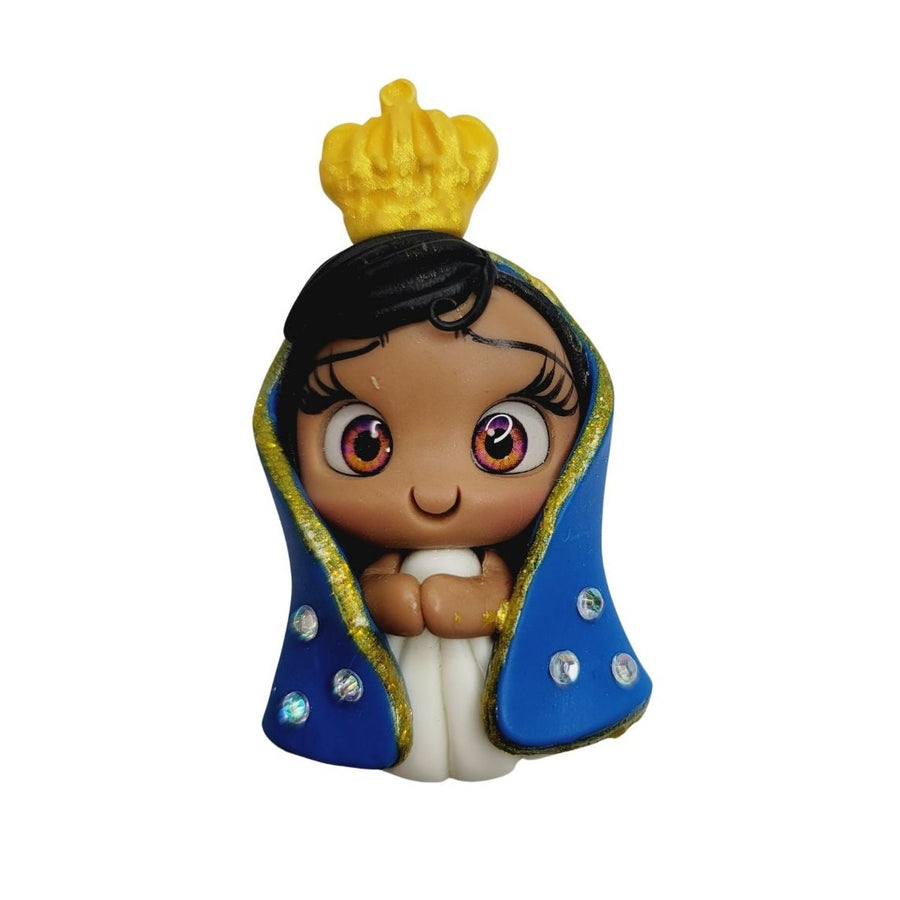 Aparecida 2 #031 Clay Doll for Bow-Center, Jewelry Charms, Accessories, and More